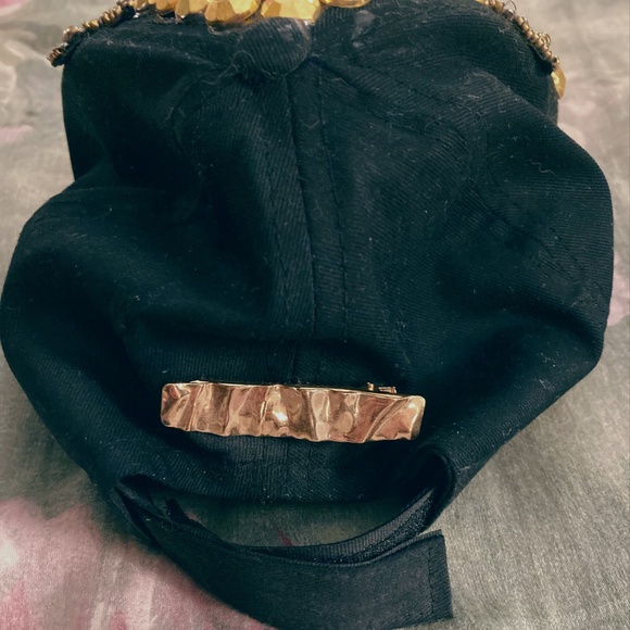 Custom Gold & Black Baseball Cap